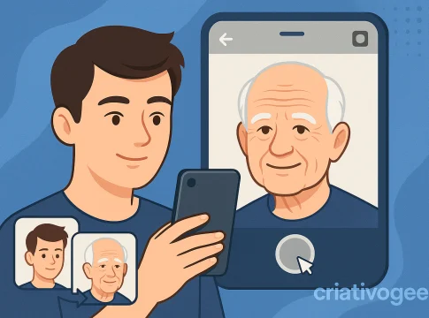 app para envelhecer rosto
